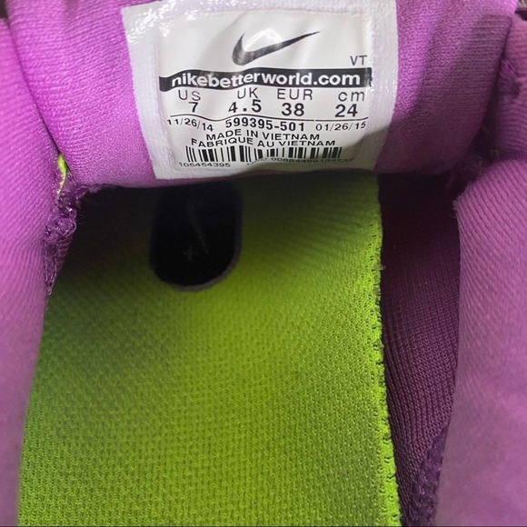 Nike lunarglide 5 running shoe Sz 7 purple - Picture 7 of 9